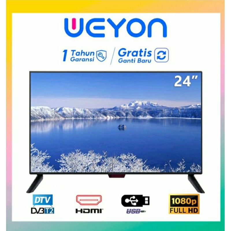 LED TV WEYON DIGITAL 24 INCH BEZEL 27 INCH/LED WEYON 24 INCH DIGITAL/TV LED WEYON 24 INCH/WEYON LED 