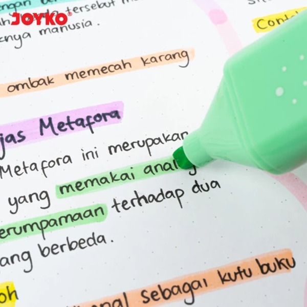 

Ay00! [SET] Highlighter / Penanda 6 Warna Soft Pastel - Joyko HL-85-6 MURAH