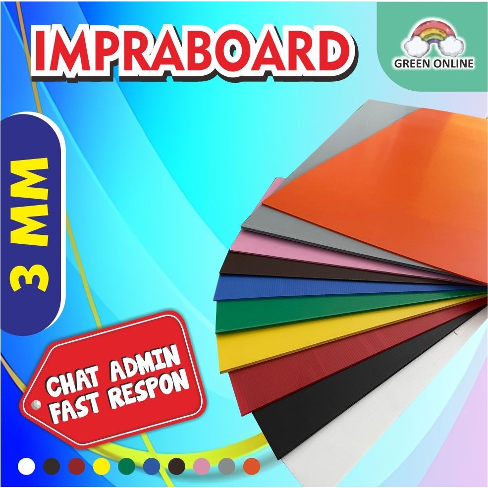 

5 Lembar Impraboard / Infraboard / PP Board 20x30cm 3mm