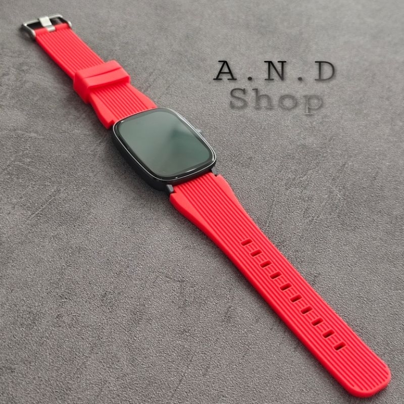 STRAP STRIP LURUS WATCH BAND RUBBER SILICONE SILIKON TALI JAM TANGAN SMARTWATCH HAYLOU SOLAR PRO RS5