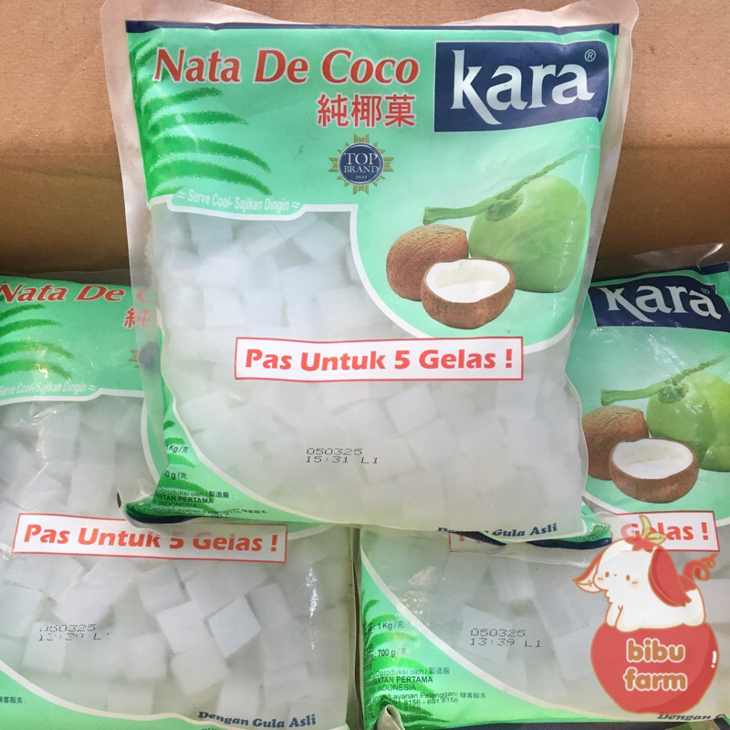 

Nata De Coco Plain Dadu Jumbo Kara Berat 1 Kilogram