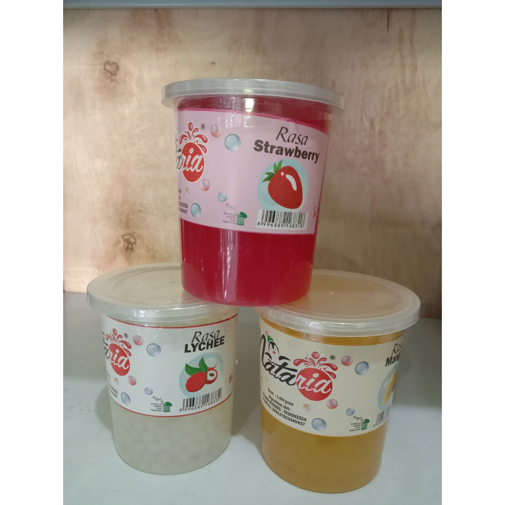 

Popping Boba Natara Jelly Rasa Mangga 1kg