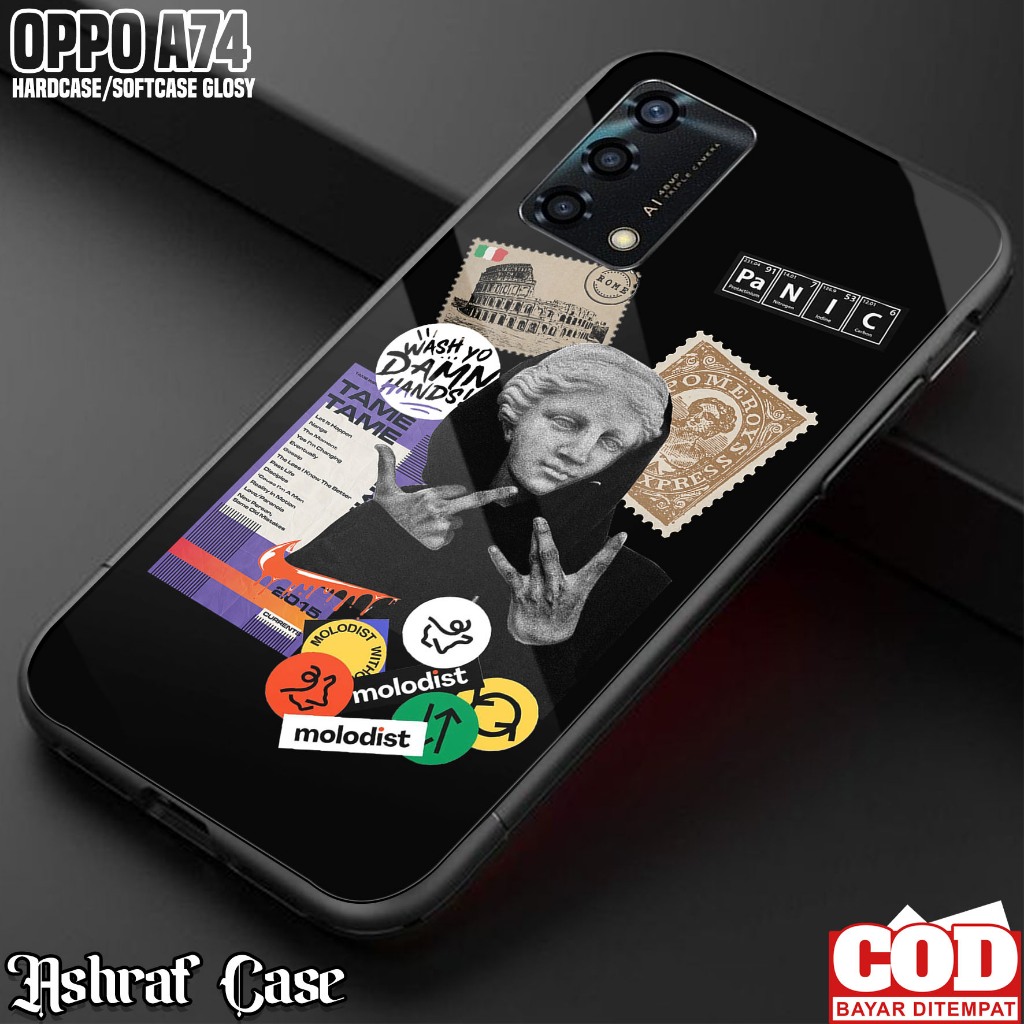 Case Oppo A74 4G - Casing Hp Oppo A74 4G Terbaru ( Estetik002 ) Silikon Oppo A74 - Kesing Hp Oppo A7