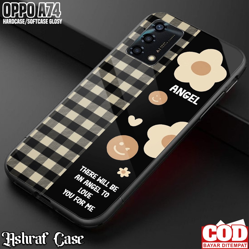 Case Oppo A74 4G - Casing Hp Oppo A74 4G Terbaru ( BUNGA002 ) Silikon Oppo A74 - Kesing Hp Oppo A74 