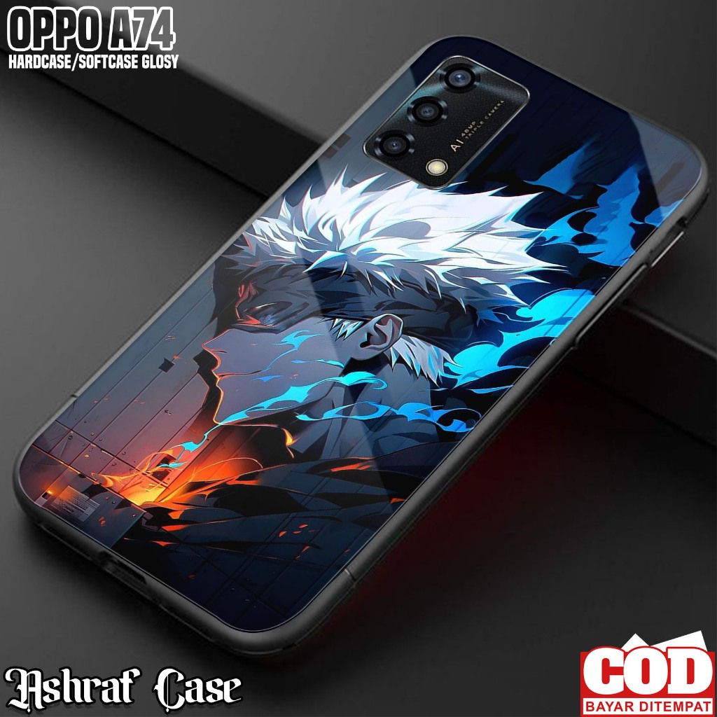 Case Oppo A74 4G - Casing Hp Oppo A74 4G Terbaru ( Gojo Satoru002 ) Silikon Oppo A74 - Kesing Hp Opp