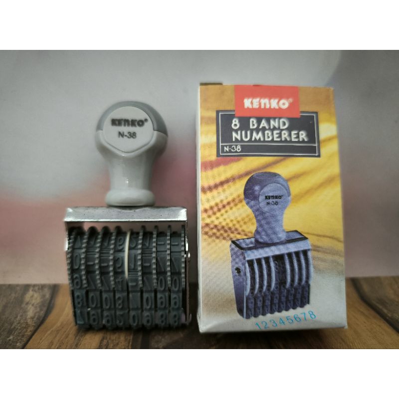 

Kenko Stempel Angka N-38(8digits)