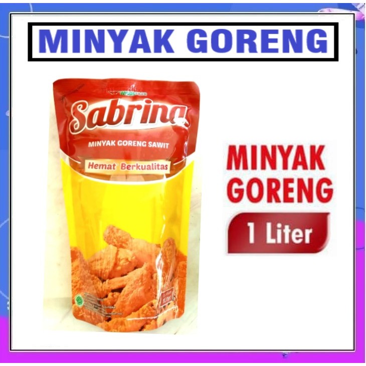 

PROMO SABRINIA 1L MINYAK GORENG MURAH 1 LT