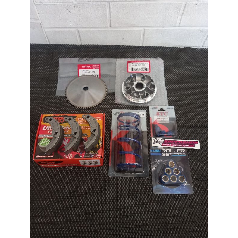 Paketan kirian cvt semi full paket ngebut pnp Honda Beat karbu scoopy karbu