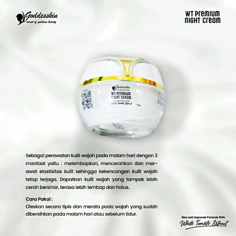 NIGHT & DAY CREAM PREMIUM Goddesskin White Tomato ORIGINAL