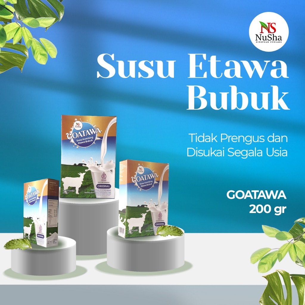 

GOATAWA asli susu kambing Etawa Berkualitas isi 200gr
