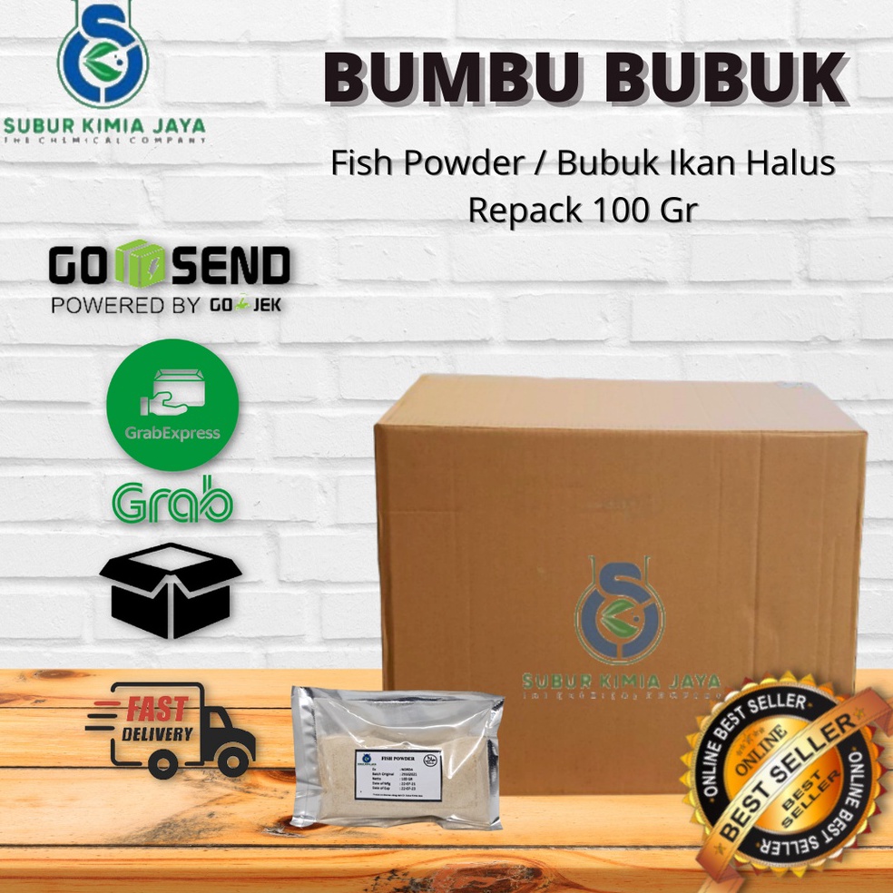 

GVM977 Terkece SeRI Fish Powder Kaldu Ikan Ekstrak Ikan 1 gr