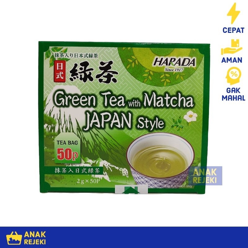 

Harada Green Tea with Matcha Japan Style 50s - Teh Ocha Hijau Jepang