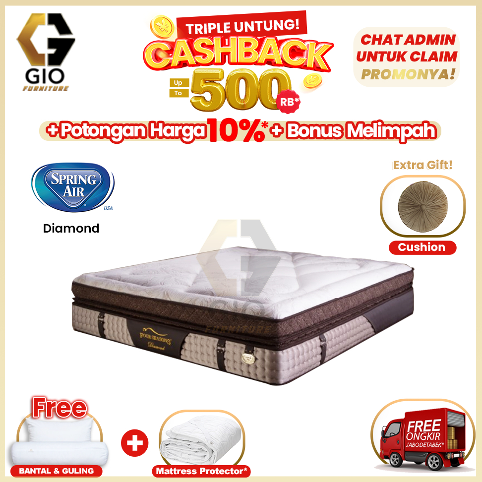 Kasur Spring Air Diamond / Spring Air Springbed Diamond (Hanya Kasur)