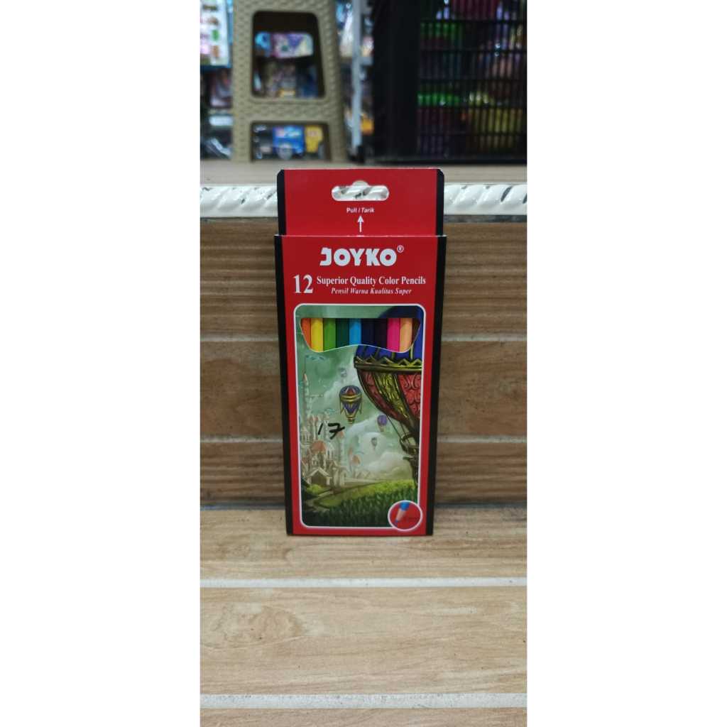 

mainan anak pensil warna warni joyko isi 12 cp100