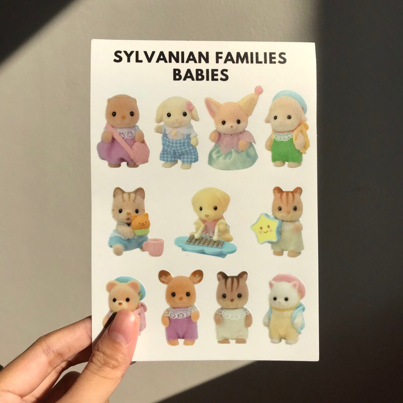 

SYLVANIAN FAMILIES STICKER | STICKER SHEET | CUTE STICKER
