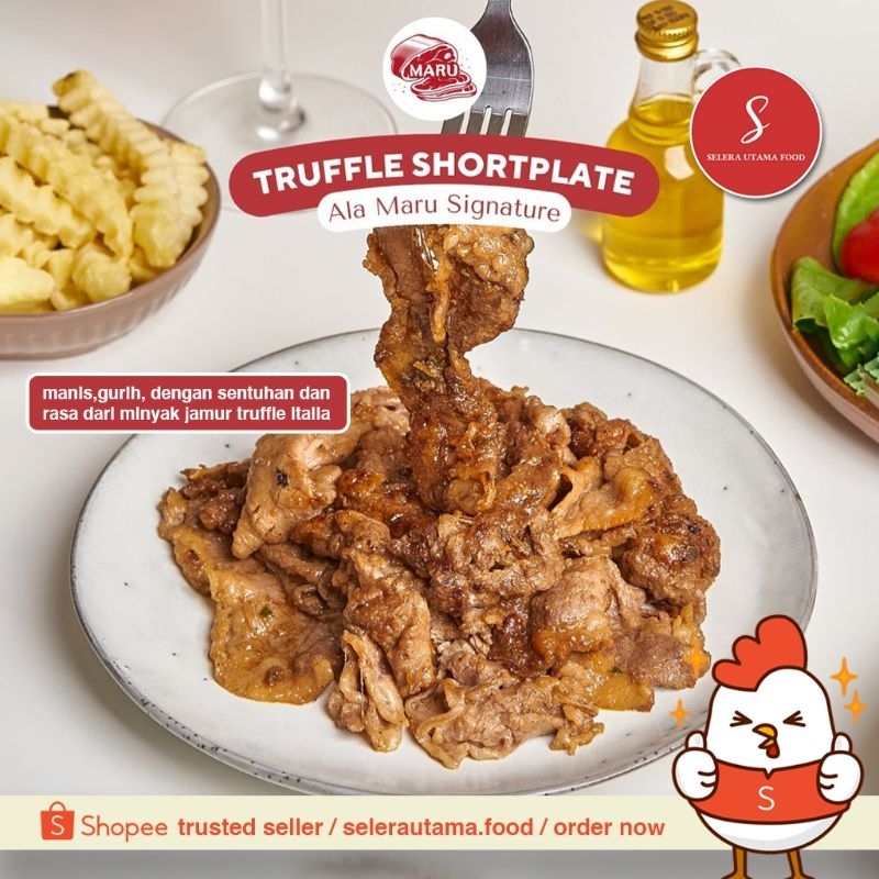 

Daging Marinasi Shortplate Maru Signature, Truffle Shortplate, Frozen Pack Siap Masak, Halal