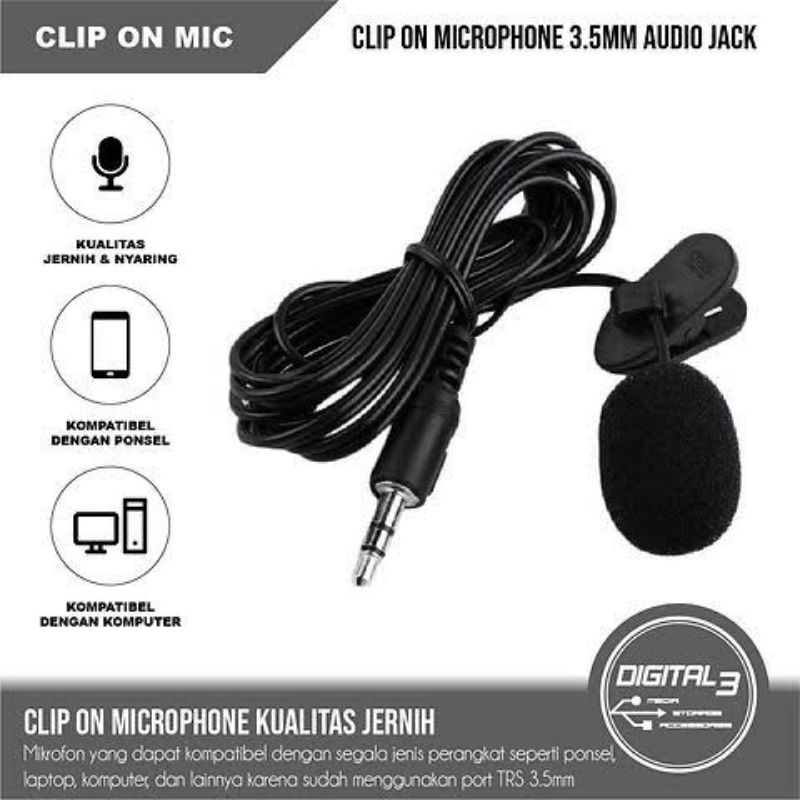 Clip on mic/Mic youtuber/ Mic mini