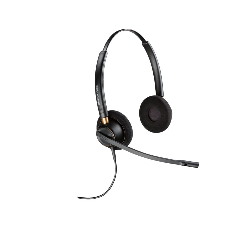 Poly EncorePro 520 Binaural Headset +Quick Disconnect