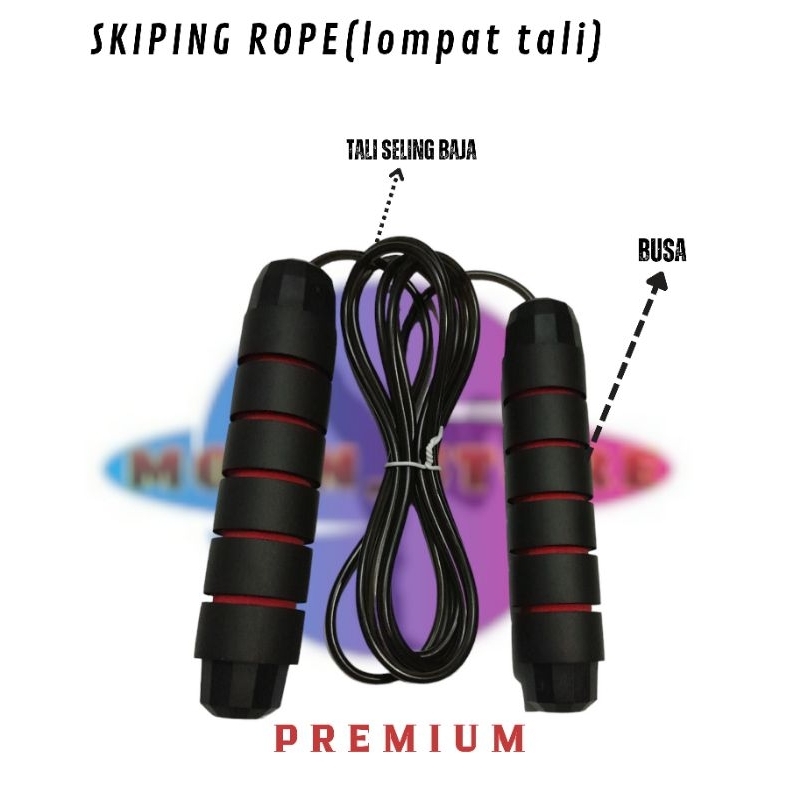 SPEEDS skiping rope/lompat tali skiping jump rope PREMIUM