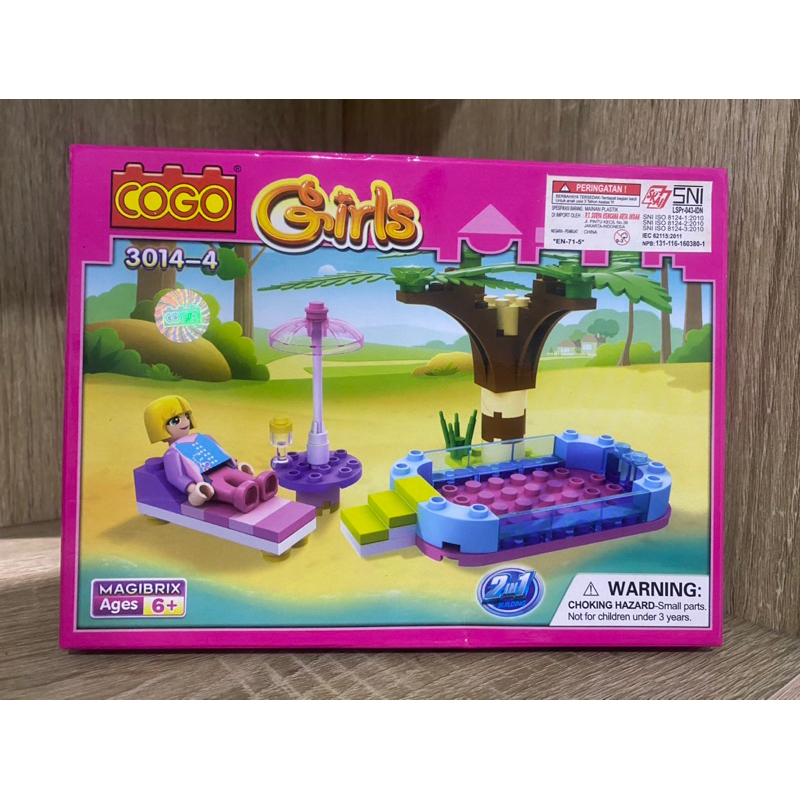 COGO GIRLS 3014-4 Mainan Cogo Bricks Anak