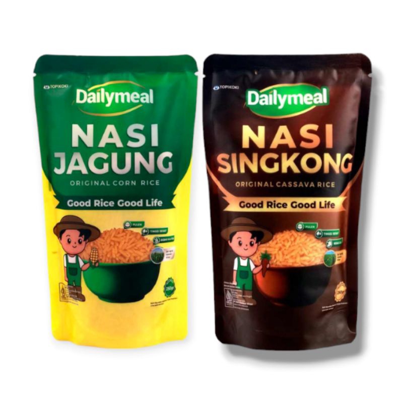

DailyMeal Nasi Jagung | Nasi Singkong 250 gram