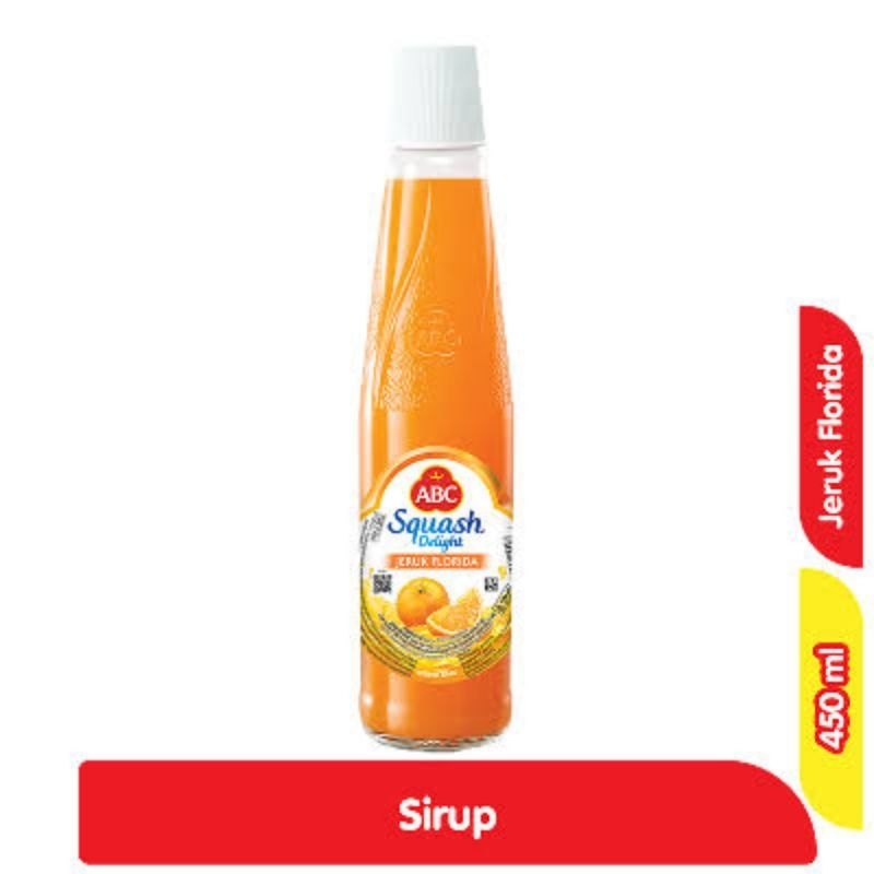 

SIRUP ABC SQUASH DELIGHT JERUK FLORIDA ORANGE 460 ML BOTOL SYRUP