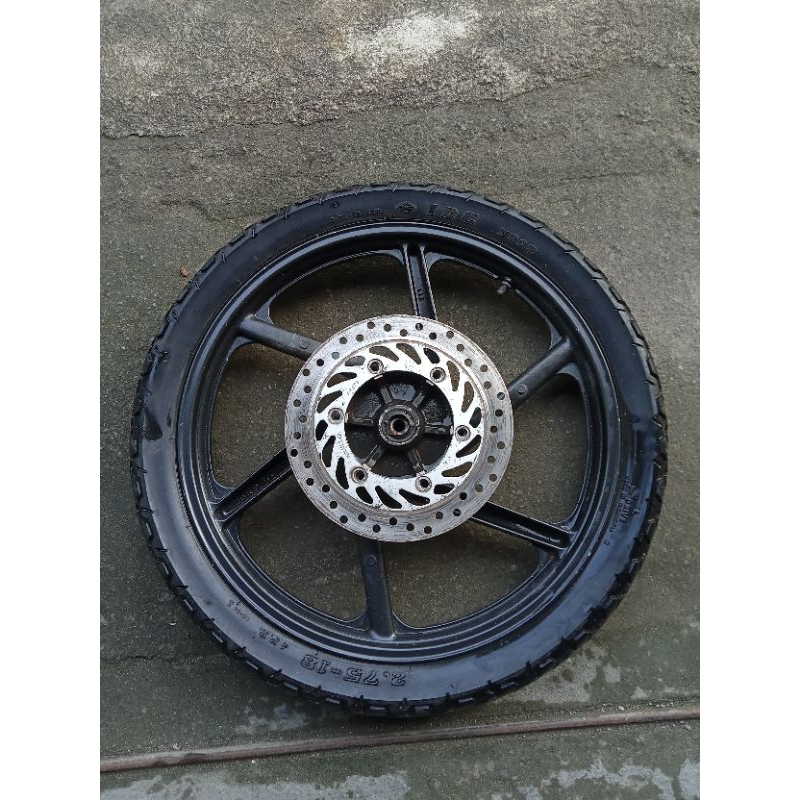 velg depan cw Megapro Primus original copotan set cakram tanpa ban
