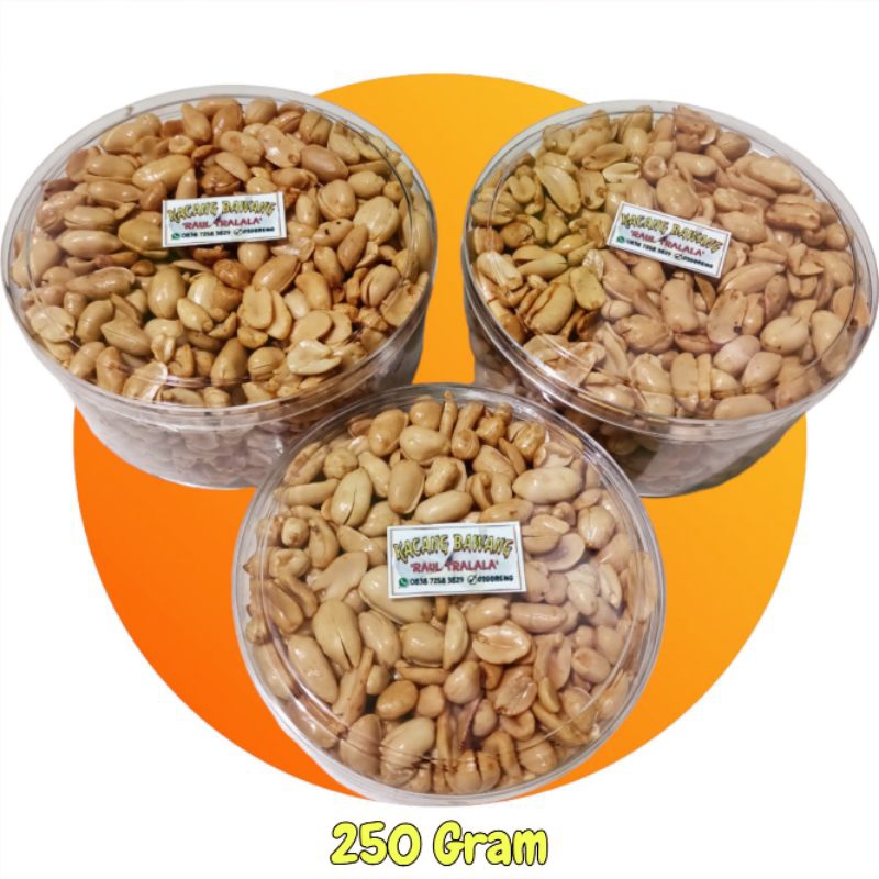 

KACANG GORENG BAWANG, KACANG BAWANG 250 GRAM, (Gurih Renyah Asin,Rasa Bawang Putih)