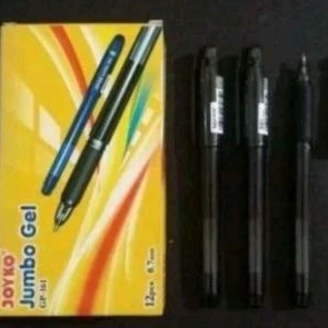 

Gel pen Joyko GP-161 Jumbo gel hitam (12pcs) bolpen gel
