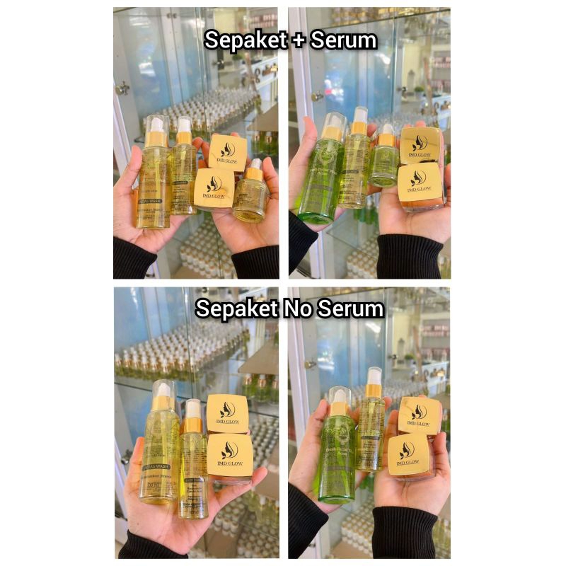 SKINCARE IMD GLOW SEPAKET. BPOM                      (By Imelda )