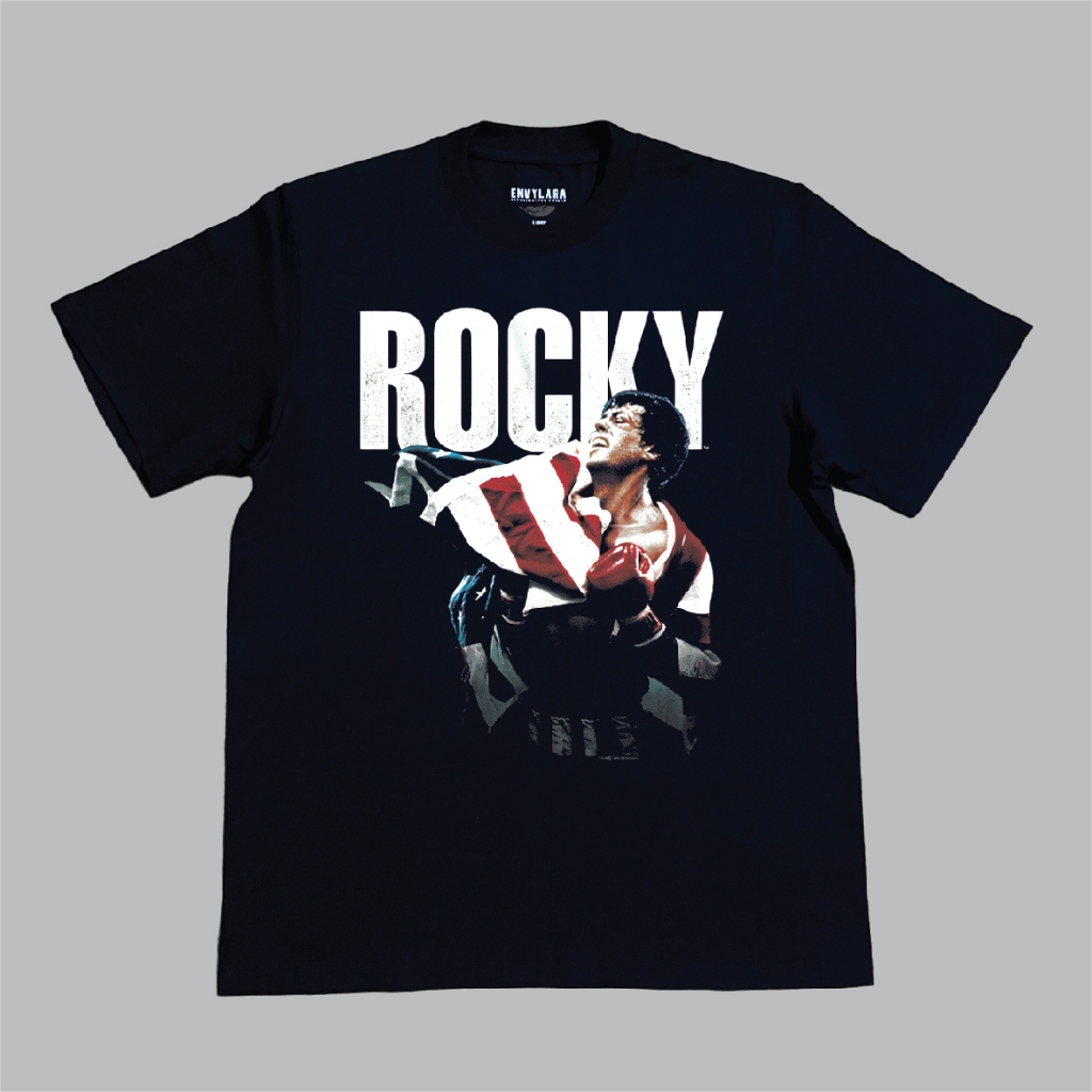 Rocky Balboa Tshirt Heavyweight Cotton 16s 210gsm Kaos Movie Film