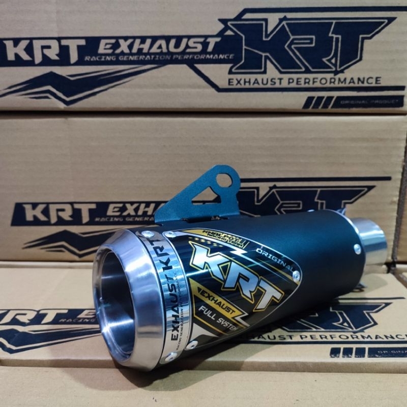 Knalpot Racing Silincer KRT K2 Original Balap Drag Kompetisi Bore up 130cc 150cc 180cc 200cc Jupiter