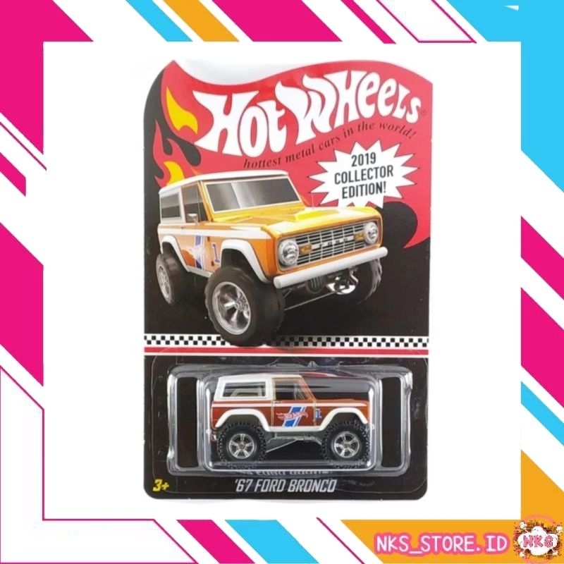 Hot Wheels 67 Ford Bronco HW Mail In Collector Edition Hotwheels