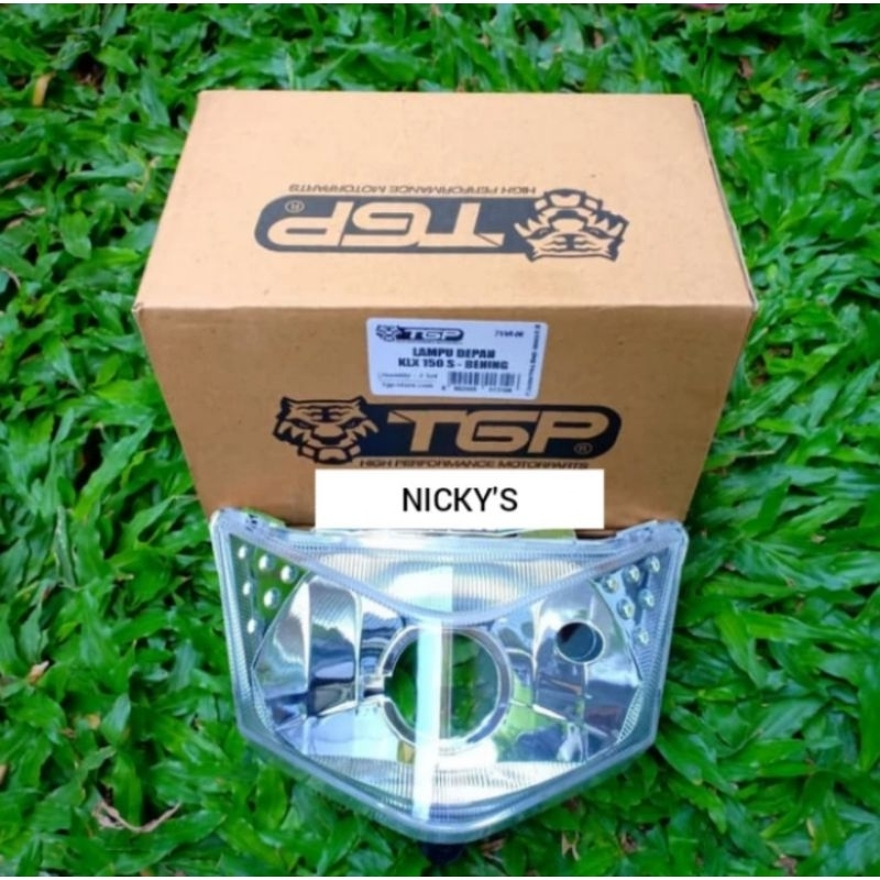 TGP Lampu Depan Kawasaki KLX 150 S Reflektor 2009 2010 2011 2012 2013 2014 2015 Headlamp KLX 150S