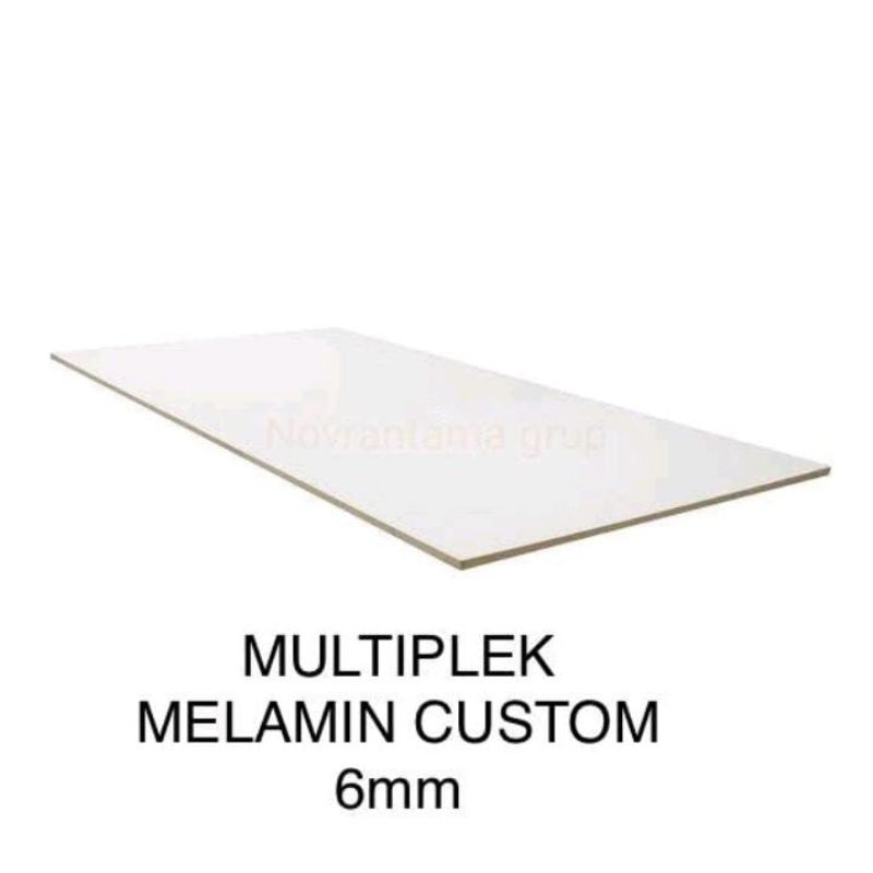 Multiplek Melamin Putih 6mm Custom Harga /cm2. Custom Plywood 6mm