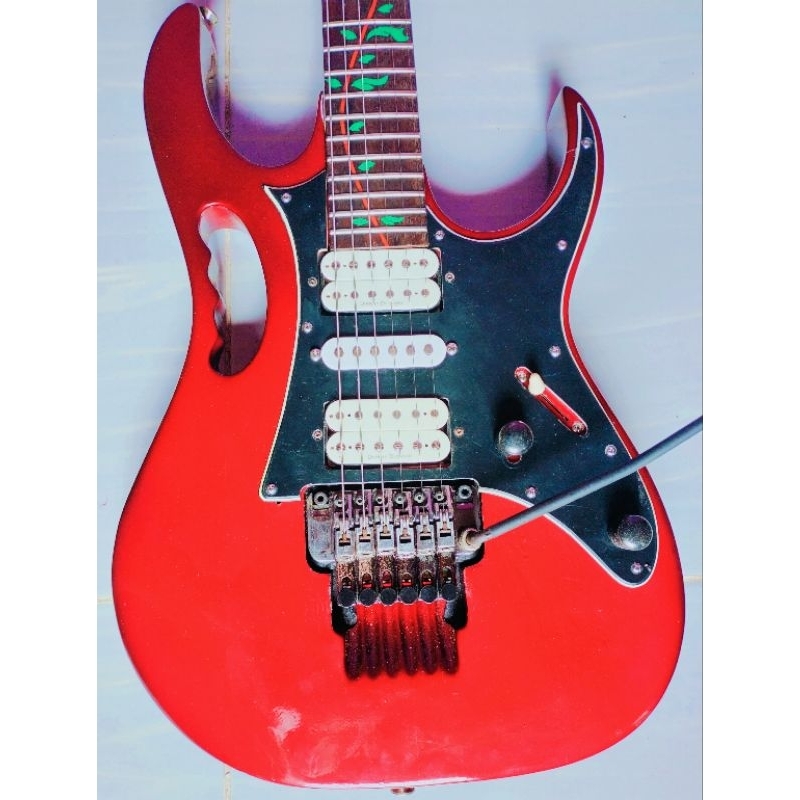 gitar elektrik Ibanez jem flouwer Made in Japan lisensi upgrade