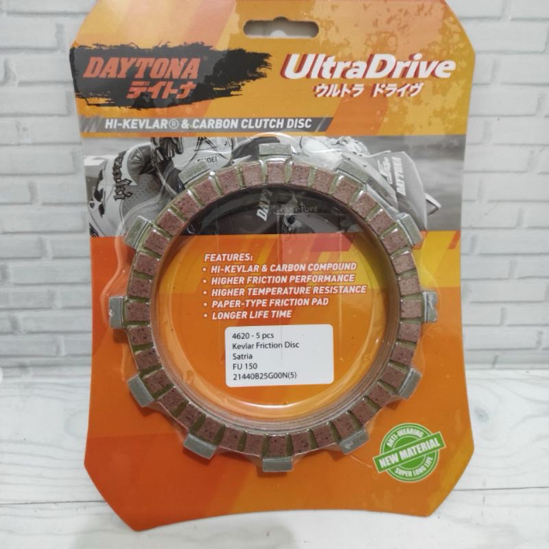 Kampas Kopling Kevlar Satria FU150, GSX, Fu Fi Daytona Racing Kampas kopling satria fu 150 daytona K