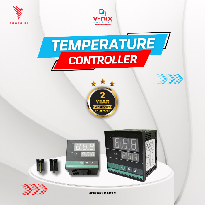 VNIX Temperature Controller Pengatur Suhu Otomatis Digital Kontroler Suhu Thermostat Mesin Industri