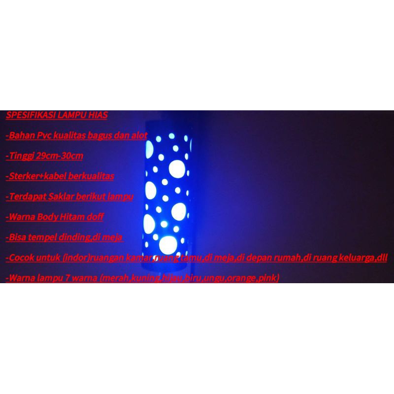 lampu minimalis motif vulkadot/lampu hias/lampu tidur/lampu malam/lampu ruangan tamu/lampu dingding/