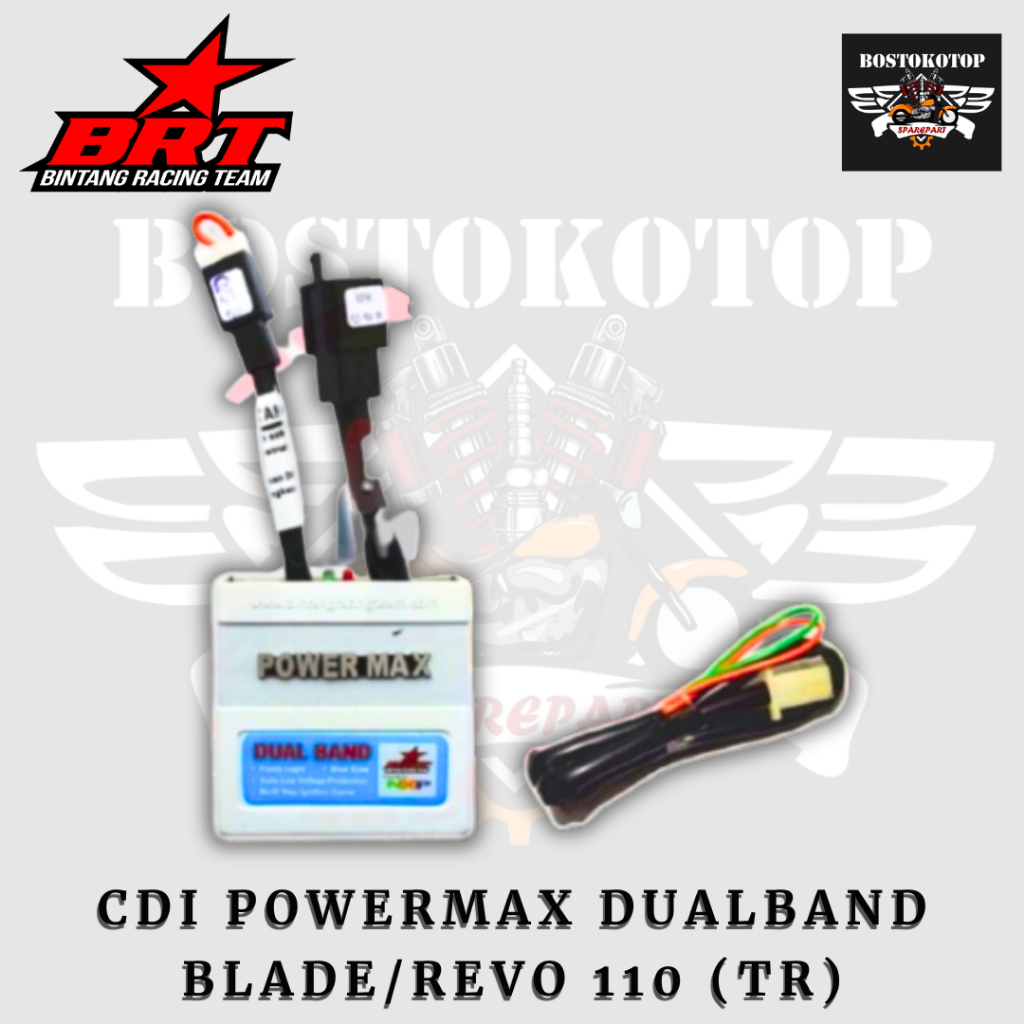 BRT Bintang Racing Team CDI Powermax Dual Band Arus TR Honda Blade Revo 110 Original