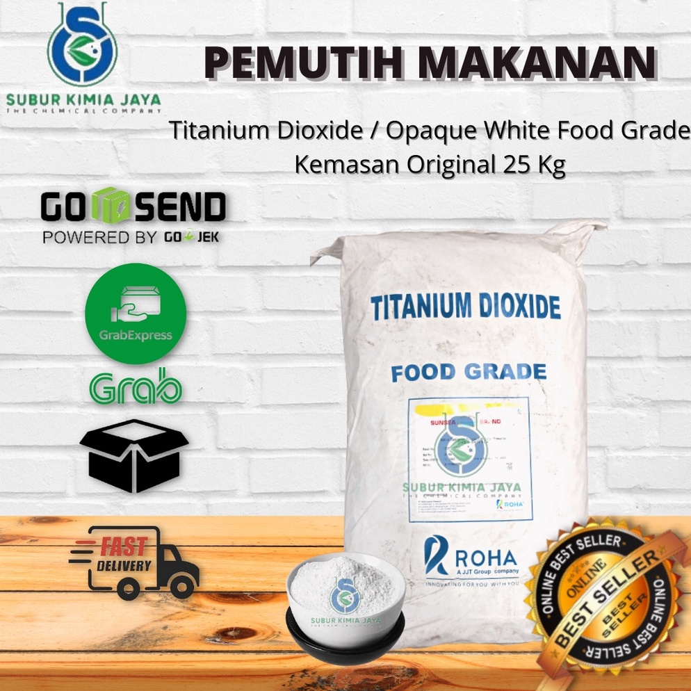 

WNO494 XC26619 Pewarna Makanan Bubuk Opaque White Putih 1 ZAK