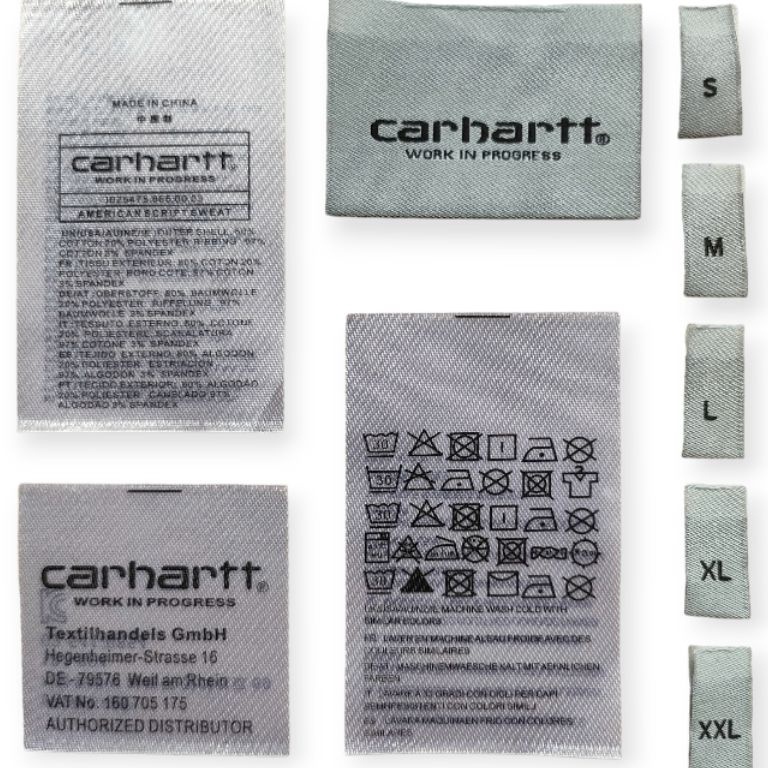 

YJF422 SUPER DISKON SET LABEL TAG WASH C4RHARTT ALL SIZE HIGH QUALITY IMPORT