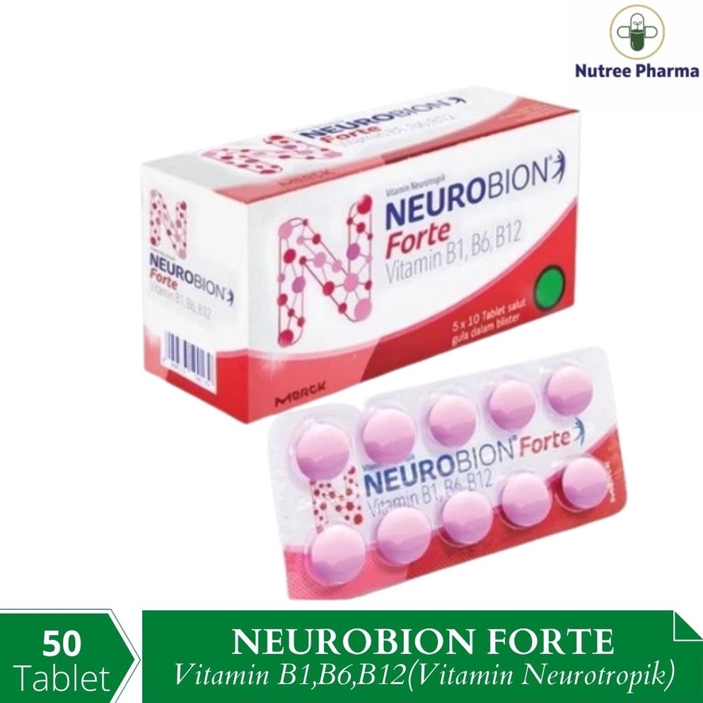 OQO612 GROSIR MURAH MURAH  DIJAMIN ORI Neurobion Forte Box Merah Isi 5 Tablet  Multivitamin B1 B6 B1