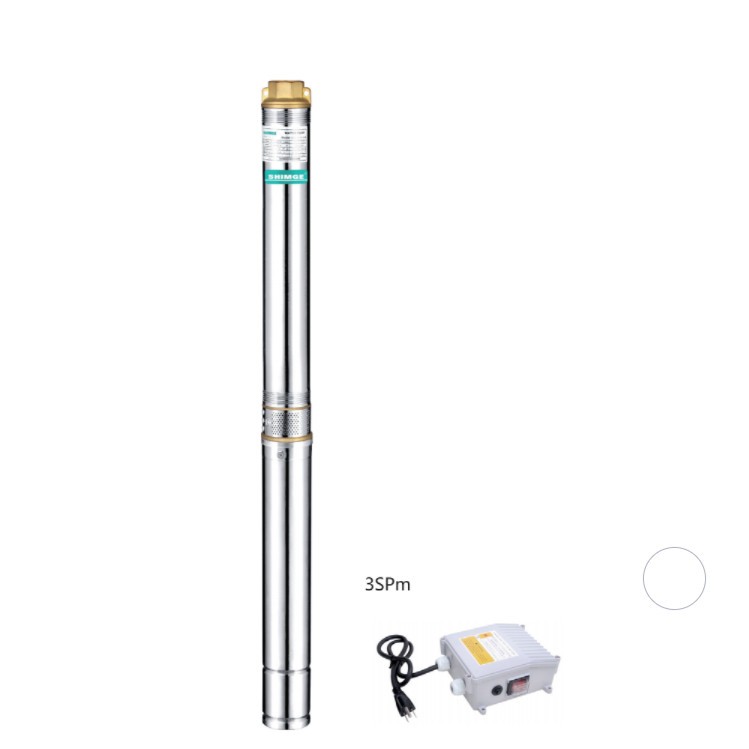 SHIMGE 3SPM 2.5/10 submersible kabel pendek 0,5hp + c.box 3 SPM
