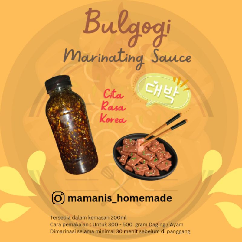 

Bulgogi bumbu marinasi