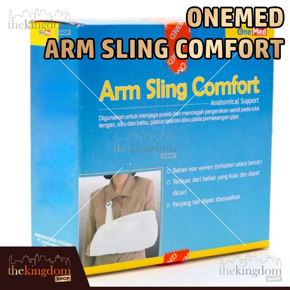 Onemed Arm Sling Comfort Gendongan Tangan Patah Penyangga Lengan Bahu