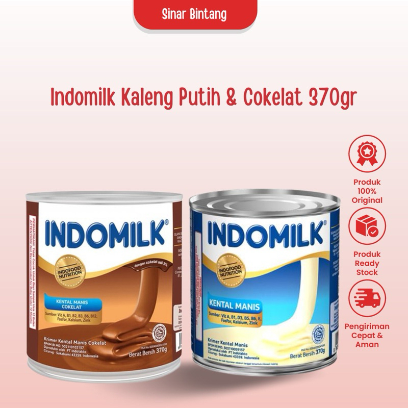 

Indomilk Kaleng Cokelat dan Putih 370ml [SI] 14-20