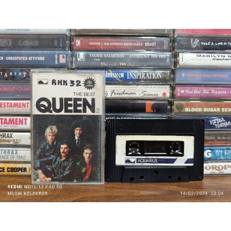 Kaset Pita : THE BEST OF QUEEN 2.