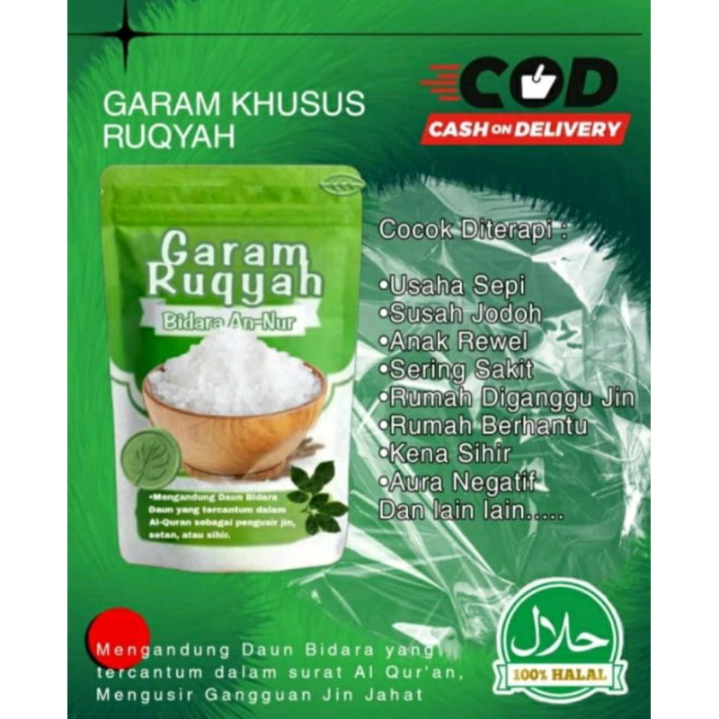 

RUQIAH MEDIAN GARAM ATAU GARAM RUQIAH ENERGI NEGATIF