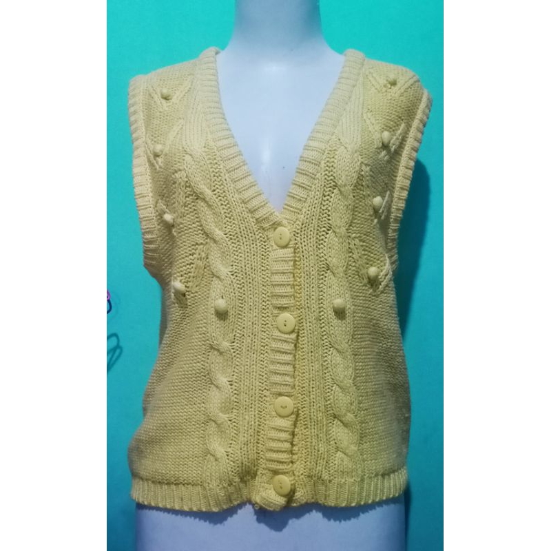 preloved vest rajut branded